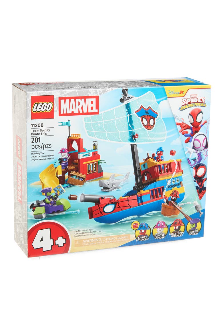 Team Spidey Pirate Ship Kit 11208, Main, color, MULTI