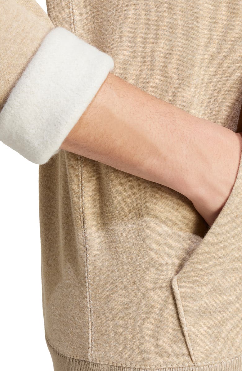 adidas AEROREADY Cotton & Recycled Polyester Hoodie, Alternate, color, 