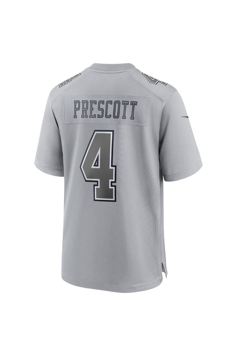 Men's Nike Dak Prescott Gray Dallas Cowboys Atmosphere Fashion Game Jersey, Alternate, color, Gray