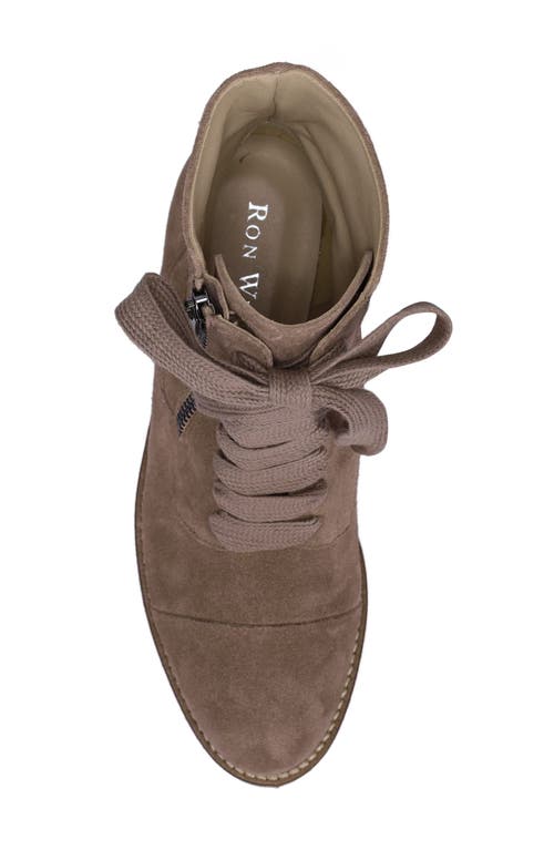 Ron White Tara Water Resistant Lace-up Bootie In Brown