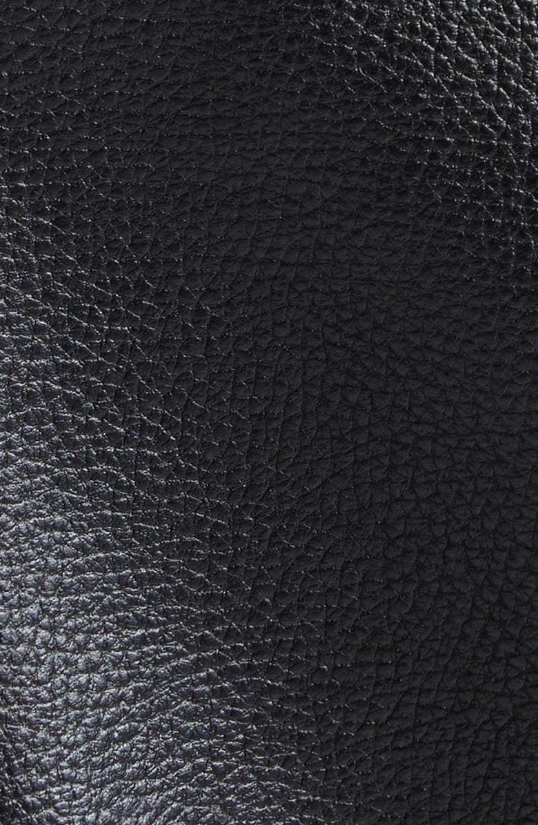 Junya Watanabe Asymmetric Faux Leather Skirt, Alternate, color, Black