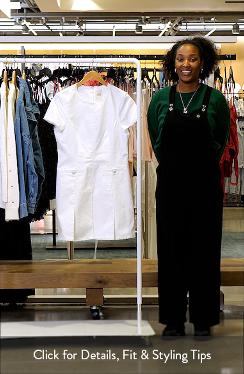 Nova Stretch Denim Minidress, sales video thumbnail