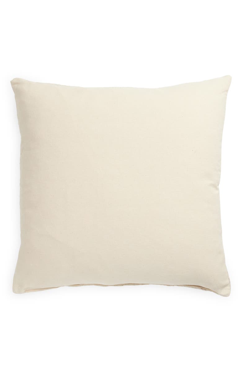 Tahari Scalloped Accent Pillow, Alternate, color, Natural