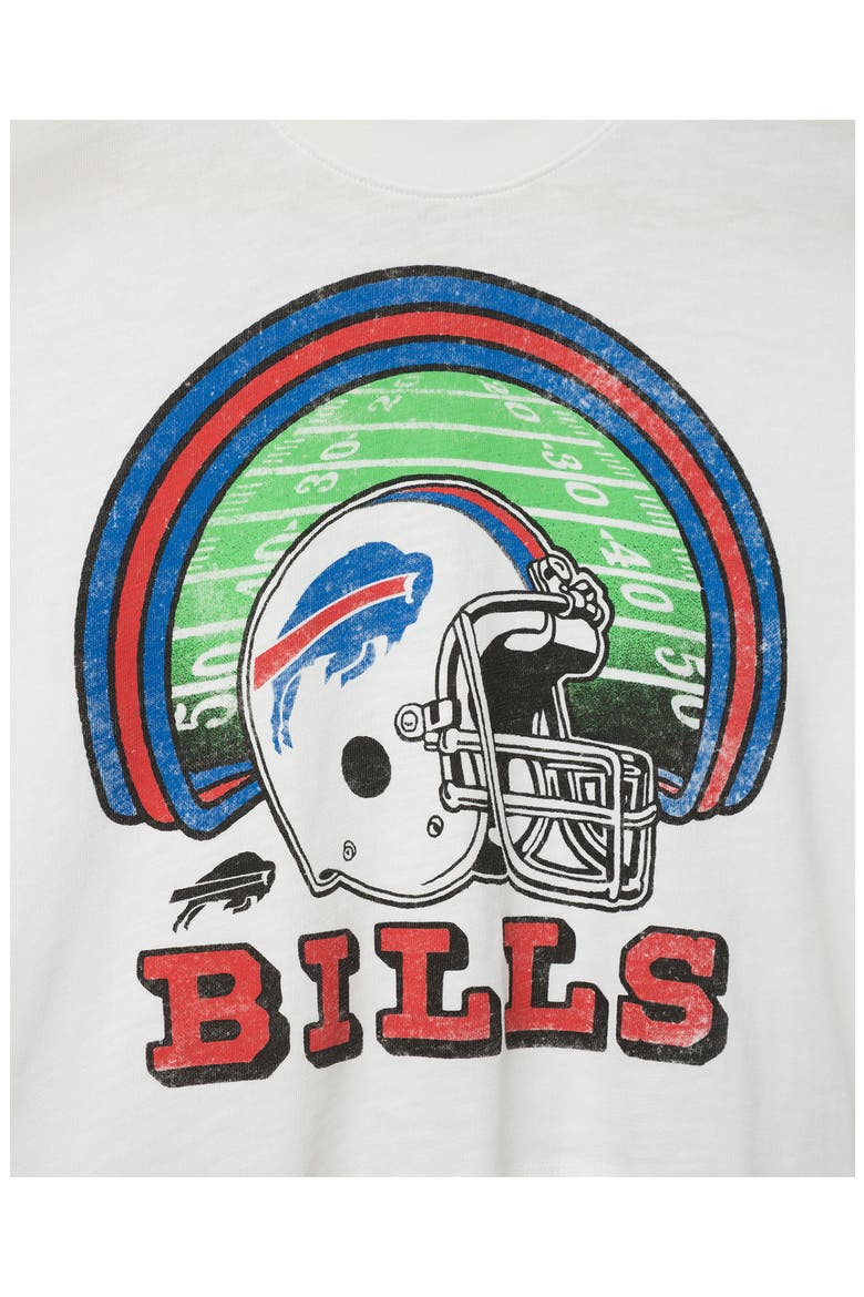 Buffalo Bills Graphic Cropped T-Shirt, Alternate, color, VINTAGE WHITE