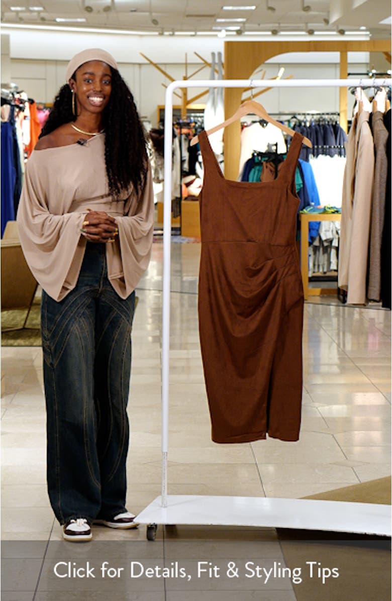 Milo Sleeveless Gathered Midi Dress, sales video thumbnail