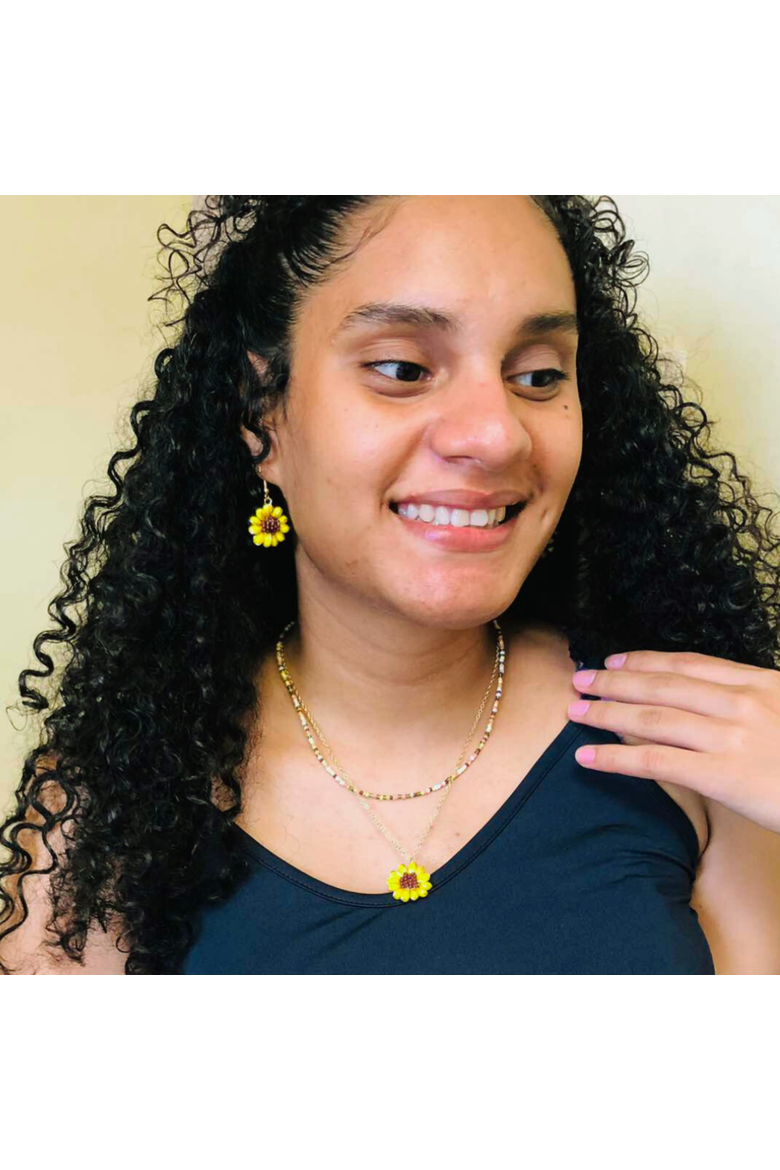 Mirasol Necklace, Alternate, color, Yellow