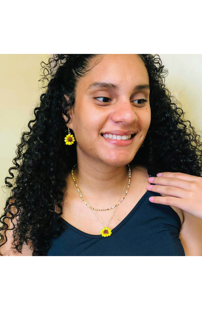 Alegria Accessories Mirasol Necklace, Alternate, color, Yellow