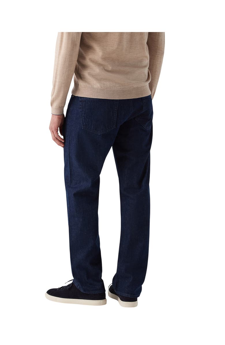 Robert Talbott Austin Selvedge 5-Pocket Pant, Alternate, color, Indigo Rinse