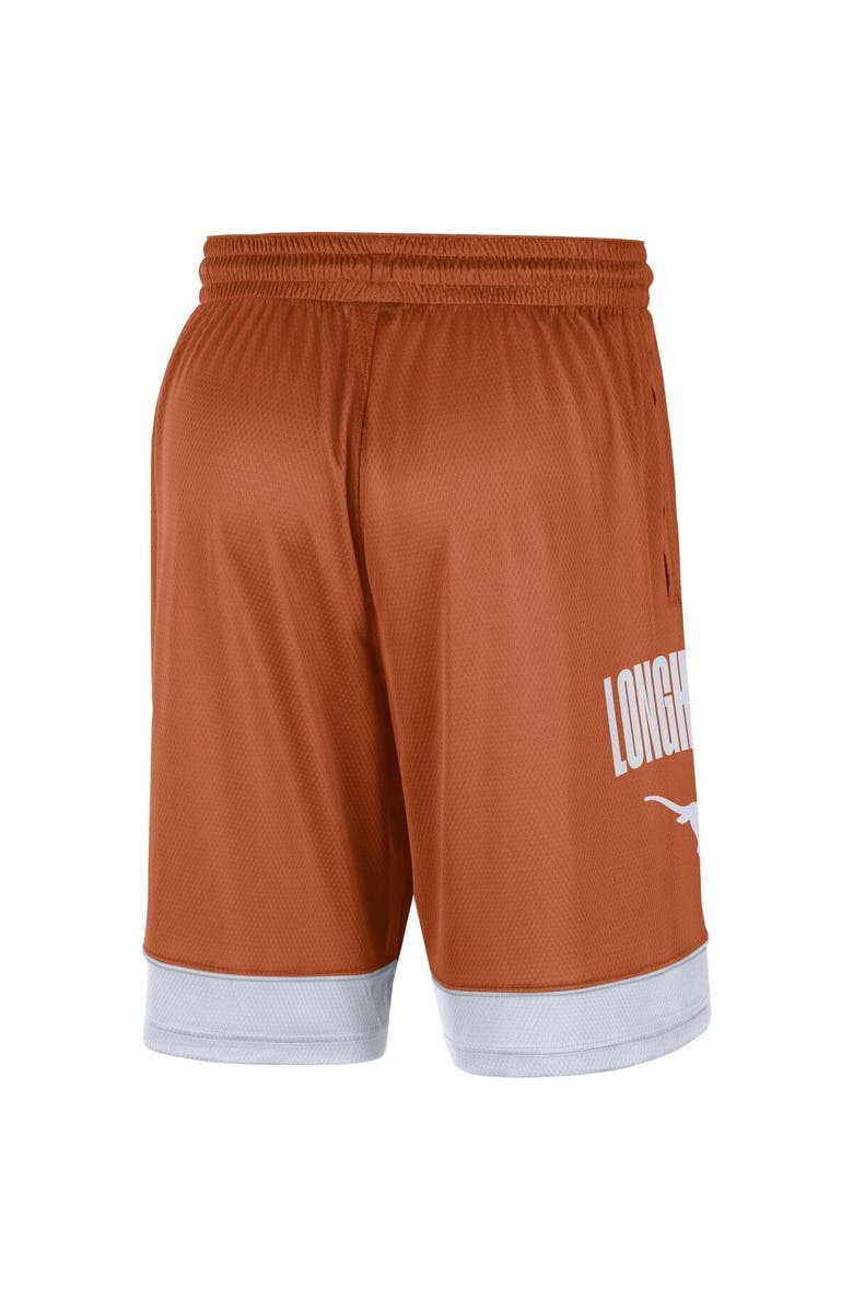 Nike Men's Nike Texas Orange/White Texas Longhorns Fast Break Performance Shorts, Alternate, color, 
