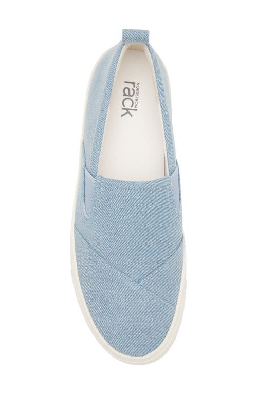Nordstrom Rack Finegan Slip-on Sneaker In Blue Denim