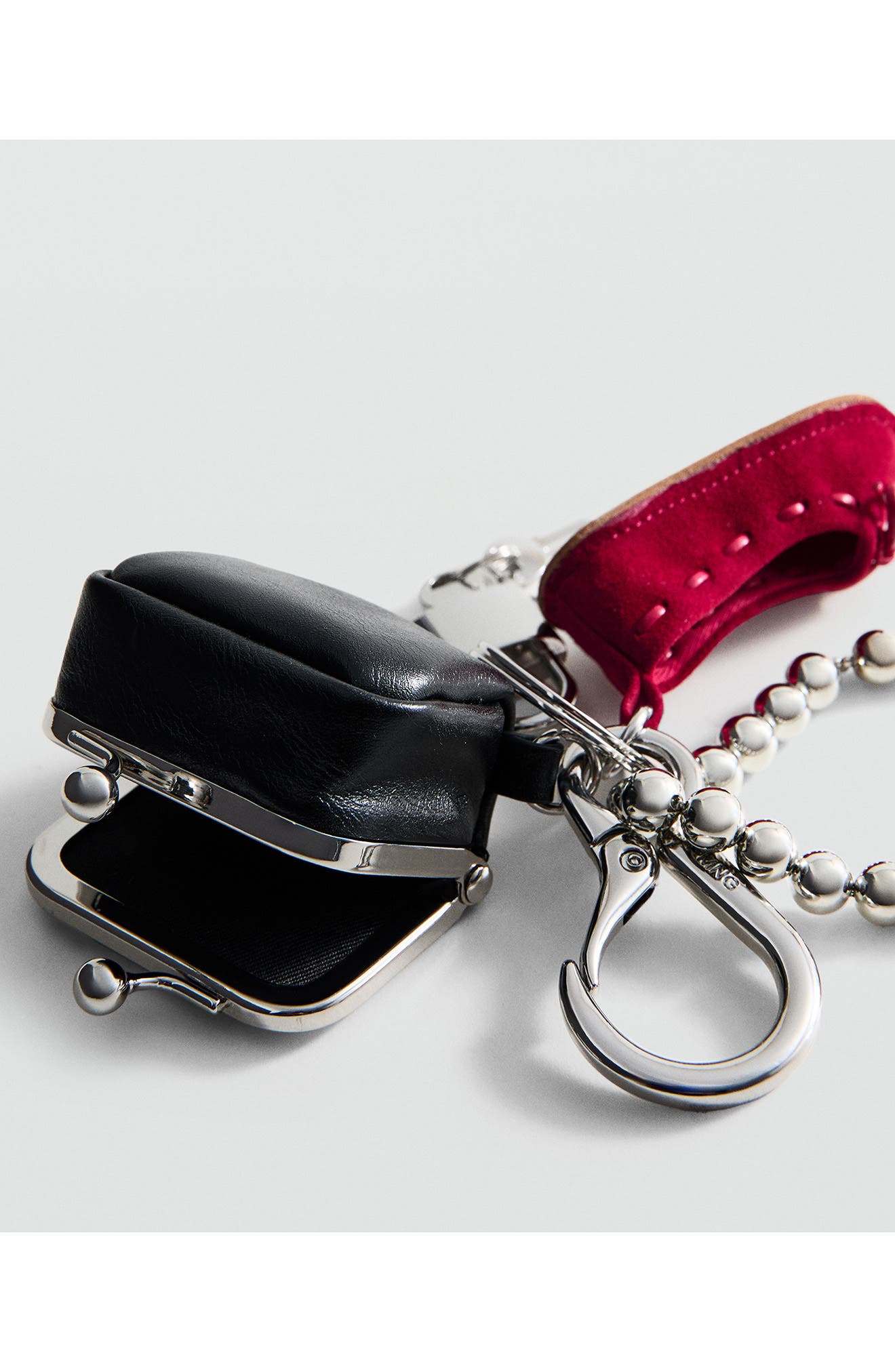 MANGO Multicharm Key Ring, Alternate, color, Red