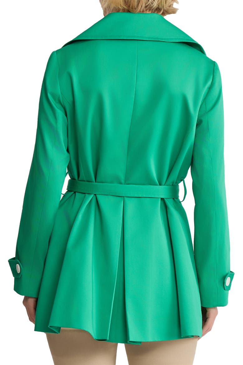 Double Breasted Trench Coat, Alternate, color, KELLY