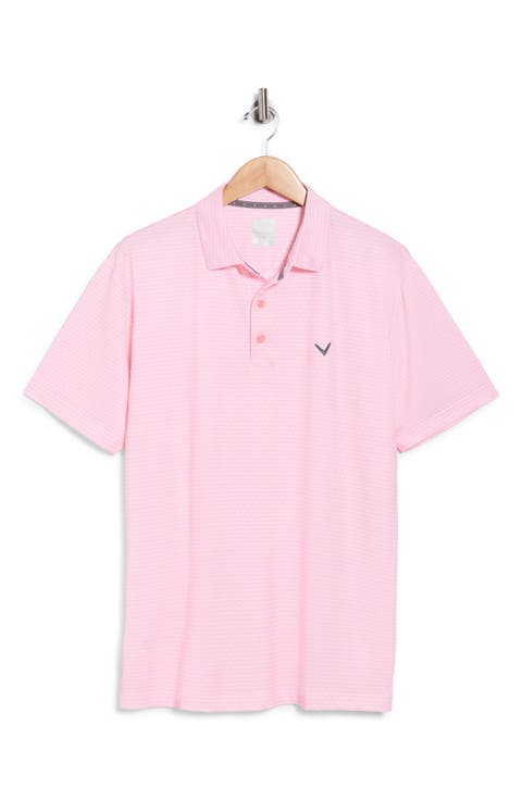 Gradient Chevron Short Sleeve Polo