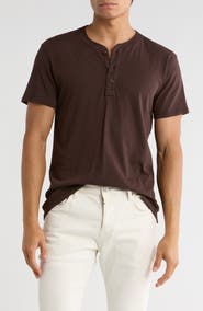 rag & bone Classic Cotton Slub Jersey Henley