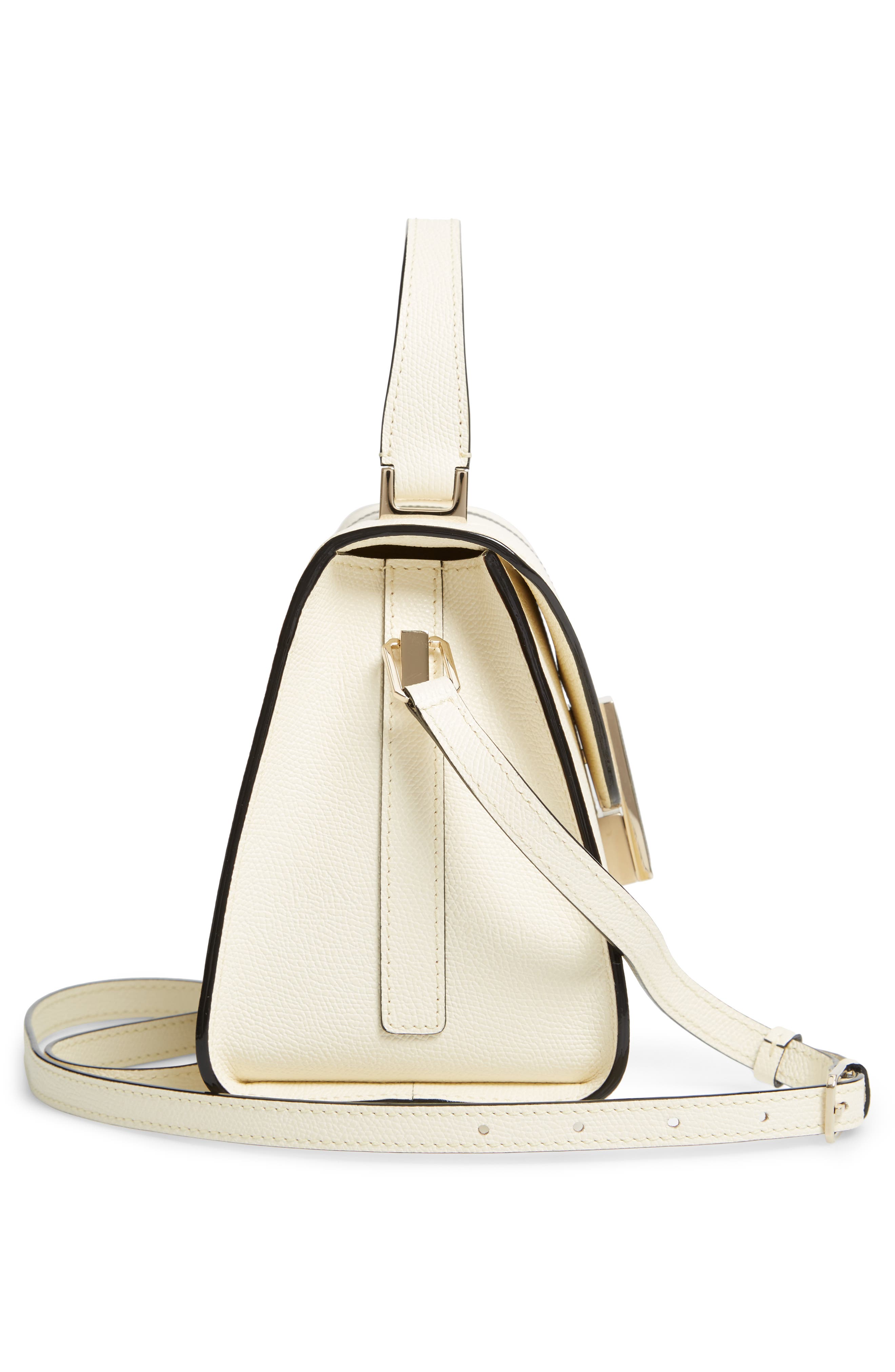 Valextra Mini Iside Top Handle Bag, Alternate, color, 