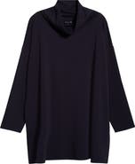 Eileen Fisher Draped Turtleneck Tunic
