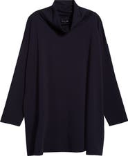 Eileen Fisher Draped Turtleneck Tunic