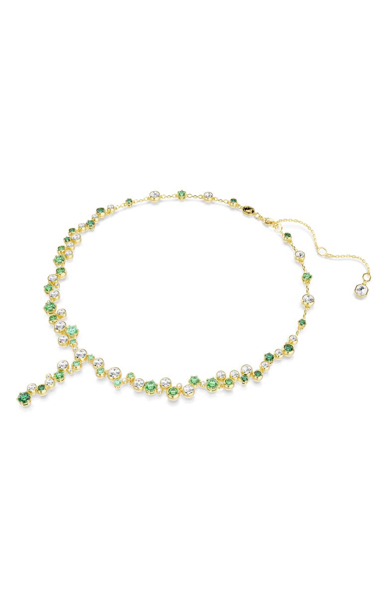 Swarovski Constella Crystal & Zirconia Necklace, Alternate, color, Gold