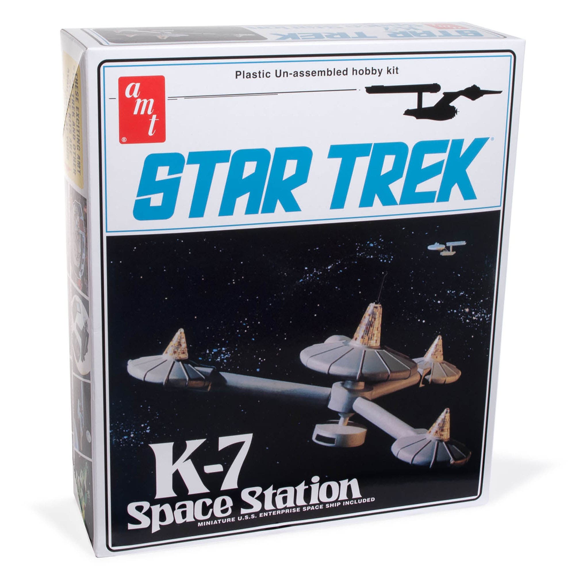 AMT Star Trek K7 Space Station 17600 Scale Model Kit in Multicolored 