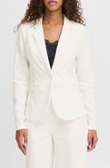 ICHI Regular Notch Lapel Ponte Blazer