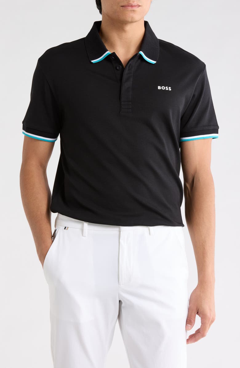 BOSS Paddy Lux Heritage Polo, Main, color,