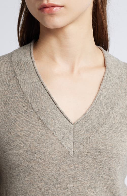 Faithfull The Brand Frederikke Wool & Cashmere Sweater In Taupe Marle