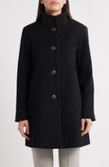 Fleurette Grace Stand Collar Wool Coat (Nordstrom Exclusive)