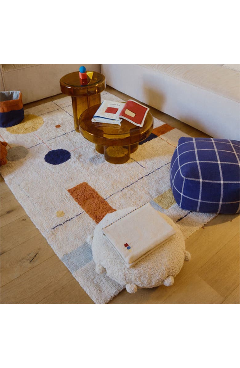 Lorena Canals Floor cushion Bubbly, Alternate, color, Natural