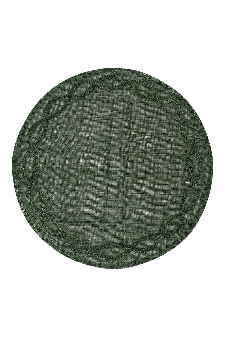 Tuileries Garden Set of 4 Placemats, Alternate, color, BASIL