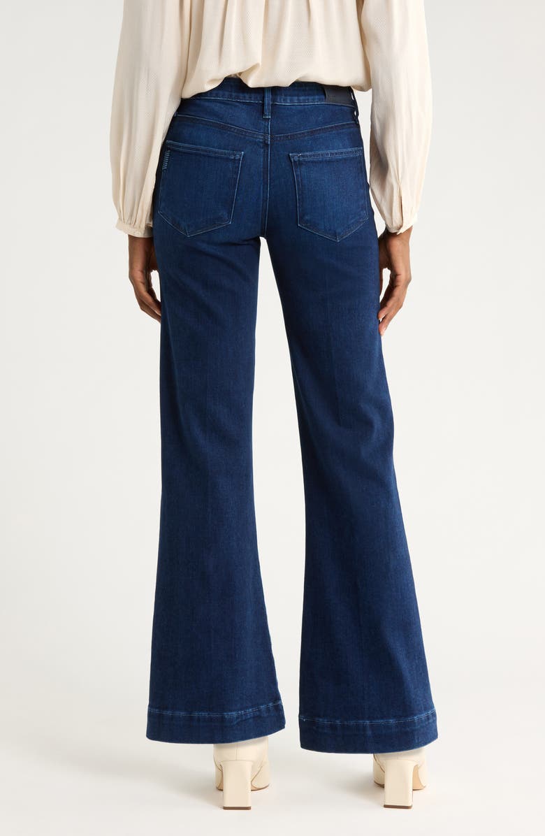 PAIGE Leenah High Waist Wide Leg Jeans, Alternate, color, Praline