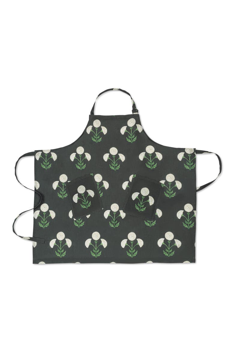 Linen Apron, Main, color, GISELE MOONFLOWER