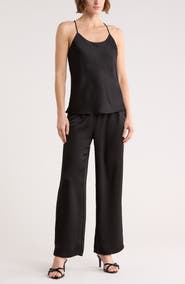 Leith Satin Drawstring Pants