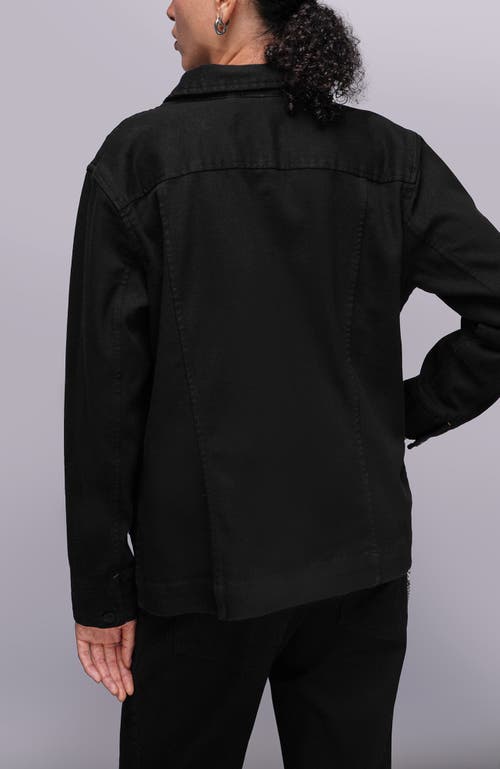 Wildfang The Essential Denim Utility Jacket In Black