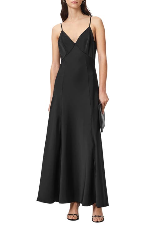 Irina Satin Maxi Slipdress