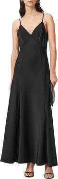 AllSaints Irina Satin Maxi Slipdress