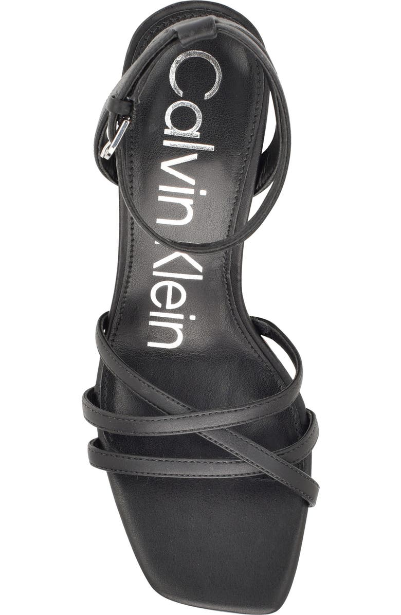 Calvin Klein Qalat Ankle Strap Sandal, Alternate, color,