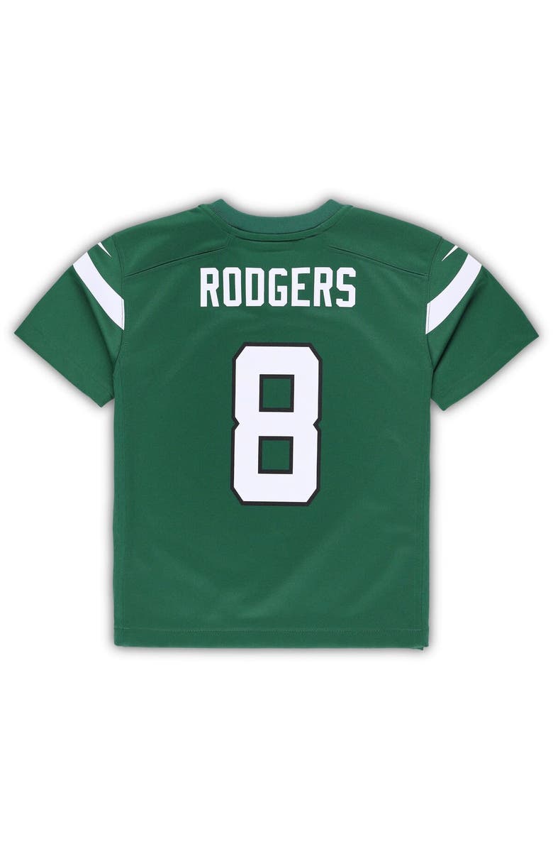 Nike Toddler Nike Aaron Rodgers Gotham Green New York Jets Game Jersey, Alternate, color,