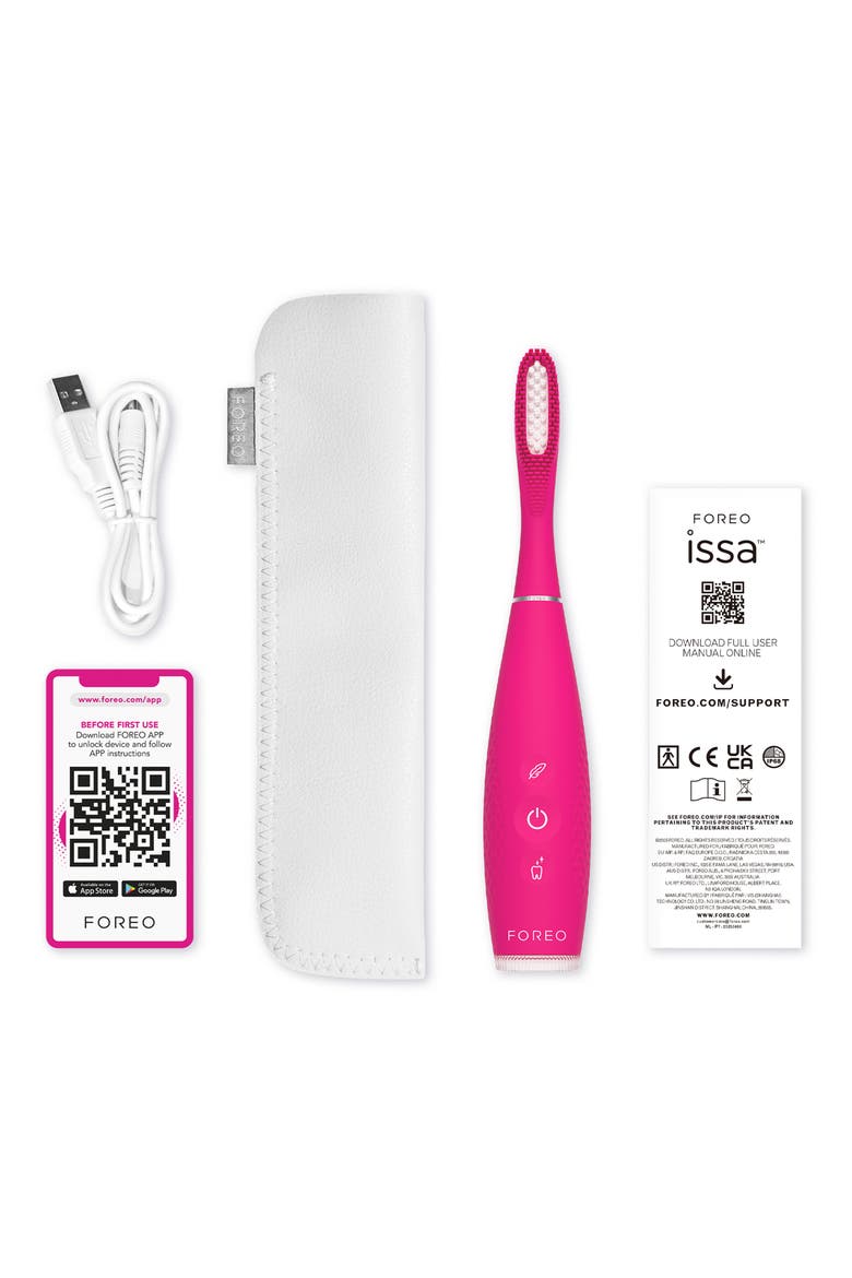 ISSA 4 Sonic Toothbrush, Alternate, color, FUCHSIA