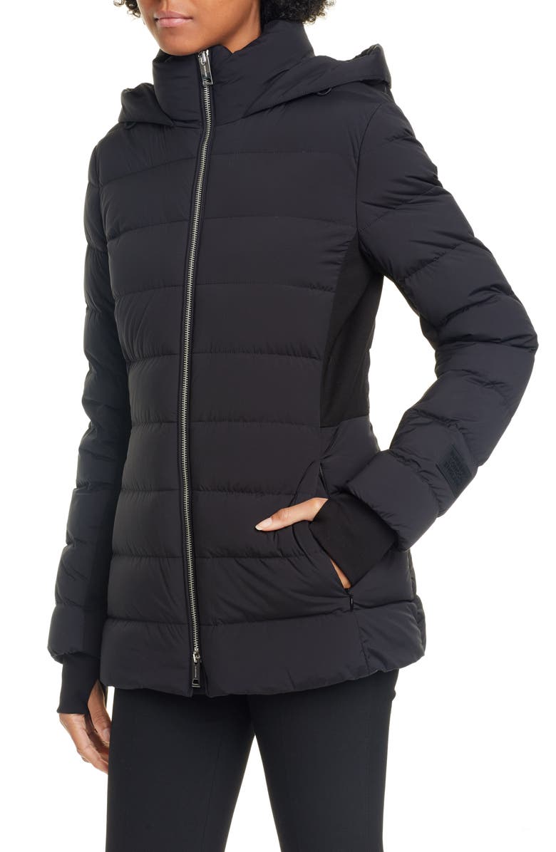 Burberry Newbridge Hooded Down Puffer Jacket, Alternate, color,