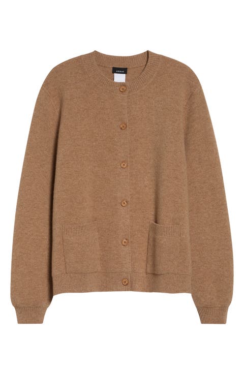 Cashmere Piqué Cardigan