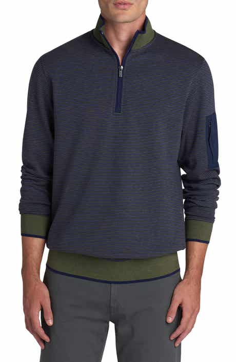 Cotton Blend Quarter Zip Pullover