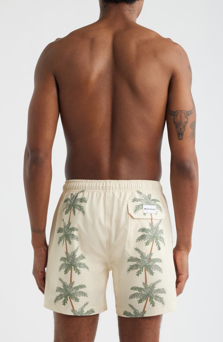 MAVRANS Palm Row Swim Trunks, Alternate, color, 