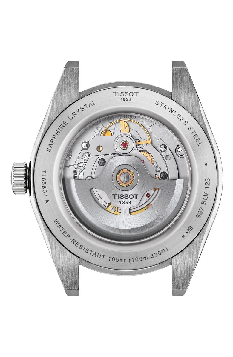 Tissot Gentleman Bracelet Watch, 38mm, Alternate, color, 