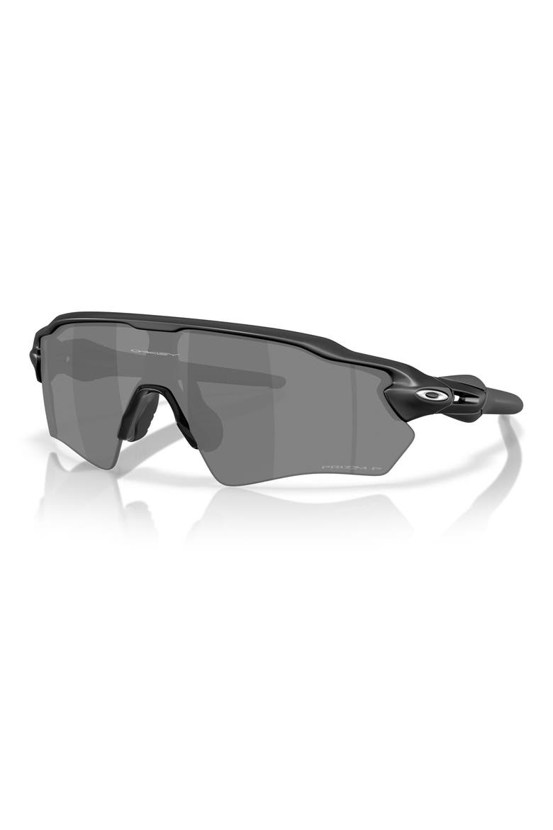 131mm Prizm™ Polarized Rectangular Sunglasses, Alternate, color, MATTE BLACK/ PRIZM BLACK