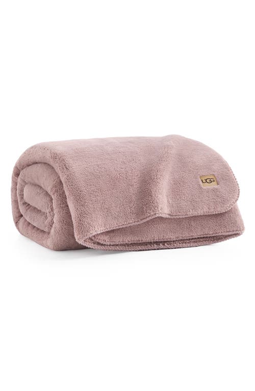 Ugg (r) Sage Plush Throw Blanket In Rosewood