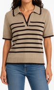 Nanette Lepore Stripe Polo Sweater