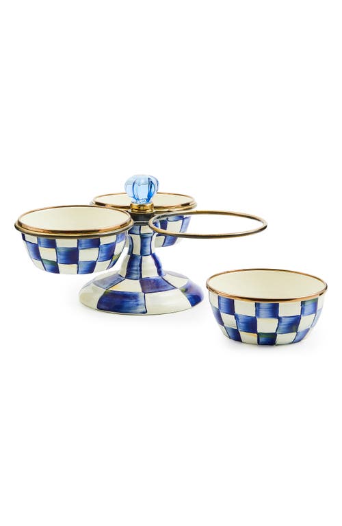 Mackenzie-childs Royal Check Triplicity In Blue