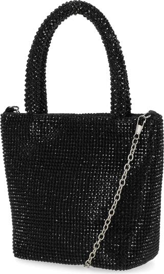Crystal Embellished Chase Top Handle Mini Tote Bag