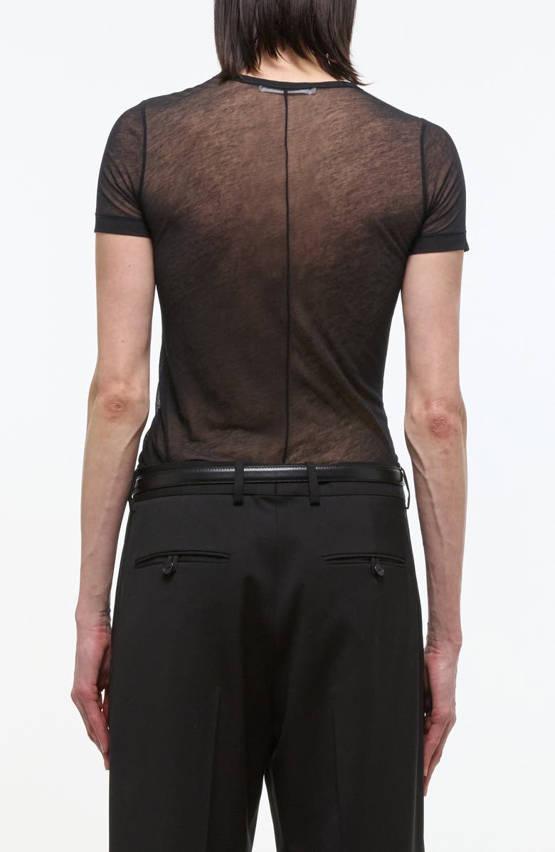 Helmut Lang Zeroscape Mesh Cotton Jersey T-Shirt, Alternate, color, 