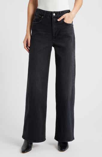 PAIGE Sasha High Waist Wide Leg Jeans